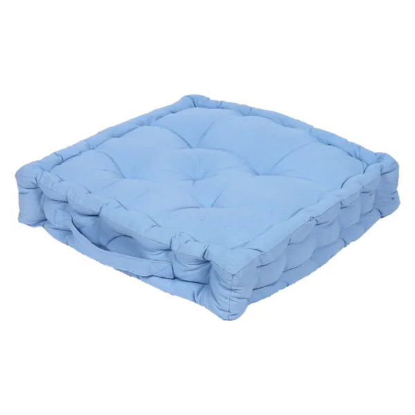 Blue_Premium_Quality_Cotton_Floor_Cushion_40_X_40_Cm