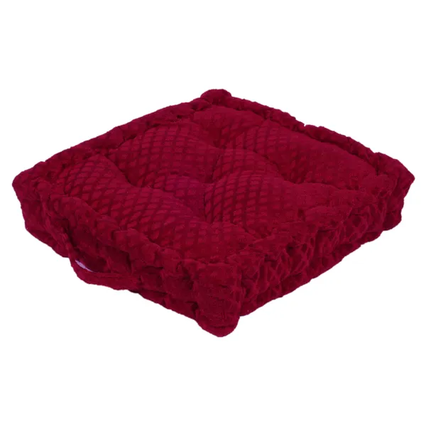 Wine__Premium_Quality_Velvet_Embossed_Floor_Cushion