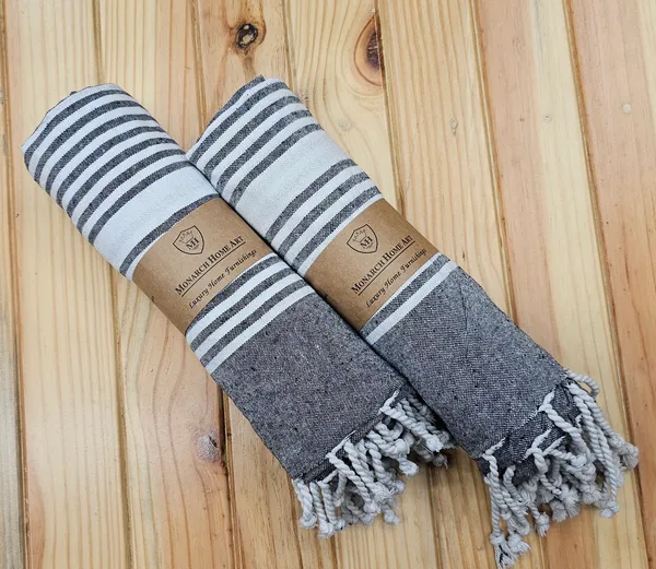 Grey_Premium_Quality_Cotton_100%_Beach_Towel_90_X_170_Cm
