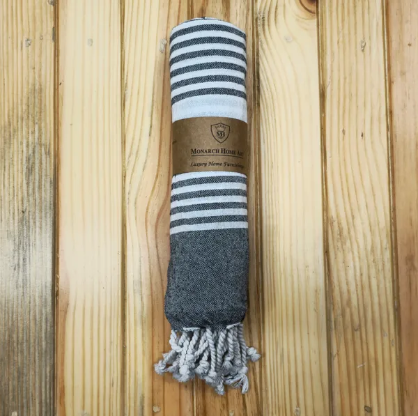 Grey_Premium_Quality_Cotton_100%_Beach_Towel_90_X_170_Cm