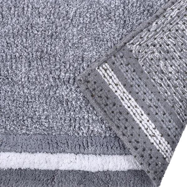 Grey_Premium_Quality_Cotton_Kitchen_Runner_&_Bath_Mat_40_X_120_Cm_&_40_X_60_Cm