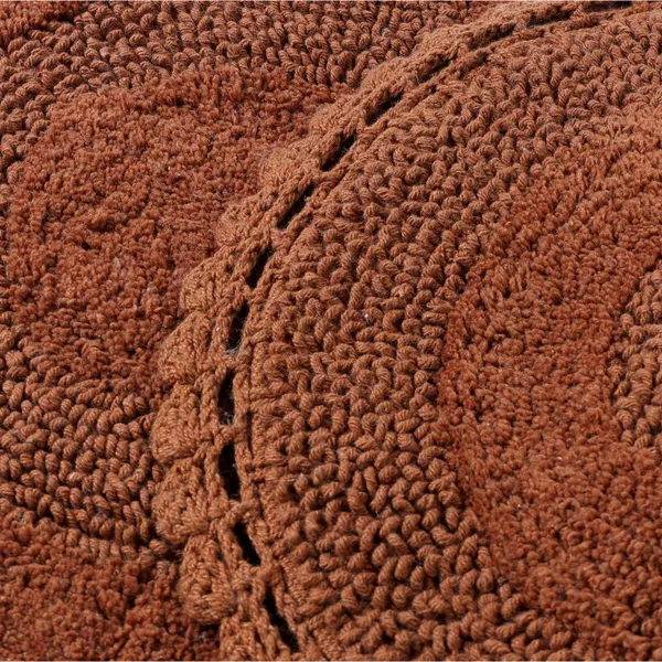 Tan_Premium_Quality_Cotton_Super_Soft_Reversible_Crochet_Bath_Mat/Bathroom_40_X_60_Cm