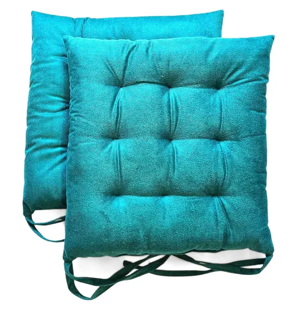 Green_Premium_Quality_Cotton_Chair_Pad_With_Ties_40_X_40_Cm