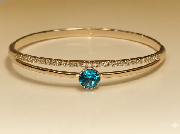 Blue_Solitaire_Gold_Anti_Tarnish_Ring_Bracelet_For_Women