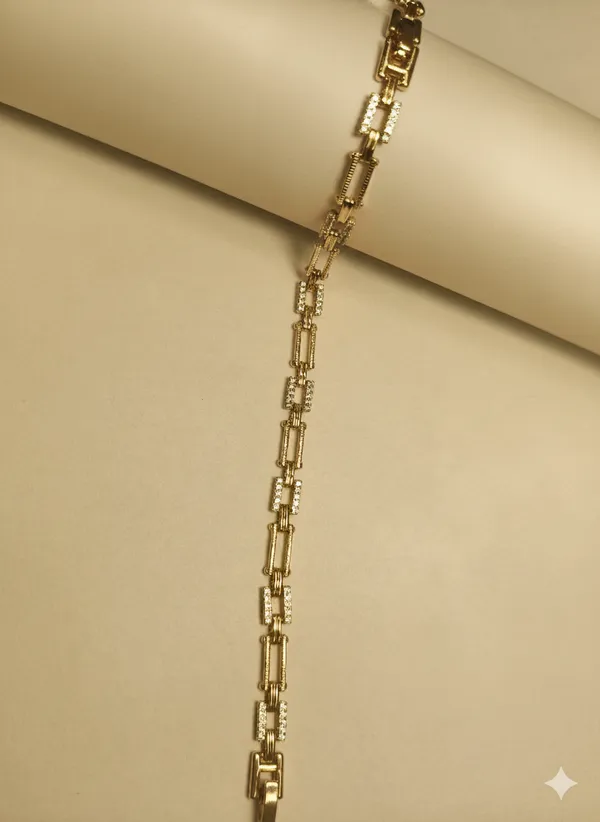 Gold_And_Silver_Slender_Bar_Anti_Tarnish_Bracelet_For_Women