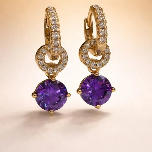 Purple_Round_Crystal_Dangle_Hoop_Ears_Anti_Tarnish_Earring_For_Women