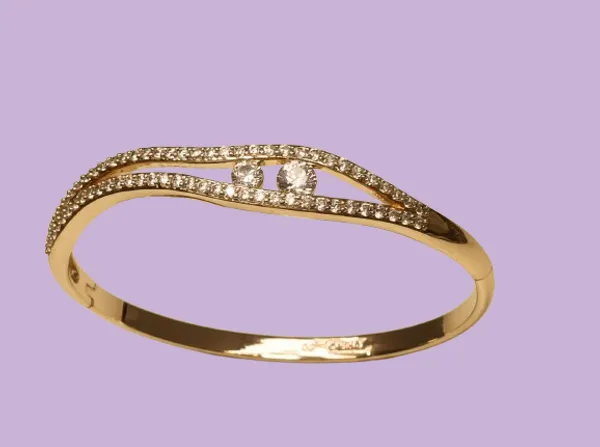 Gold_Dual_Stone_Elegant_Anti_Tarnish_Ring_Bracelet_For_Women