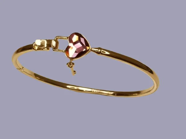 Rose_Pink_Crystal_Heart_Lock_Gold_Anti_Tarnish_Ring_Bracelet_For_Women
