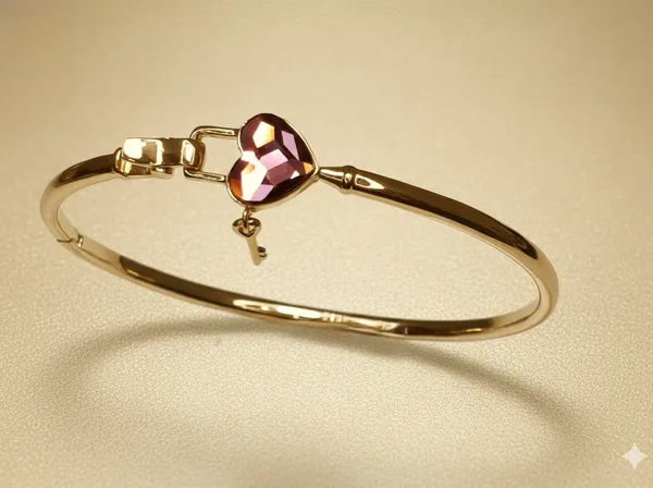 Rose_Pink_Crystal_Heart_Lock_Gold_Anti_Tarnish_Ring_Bracelet_For_Women