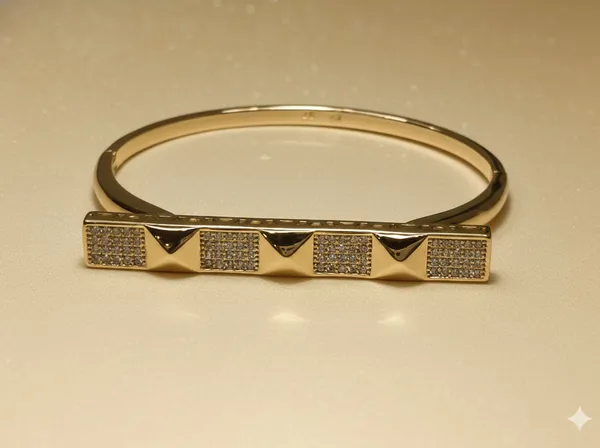 Gold_Studded_Cuff_Anti_Tarnish_Ring_Bracelet_For_Women