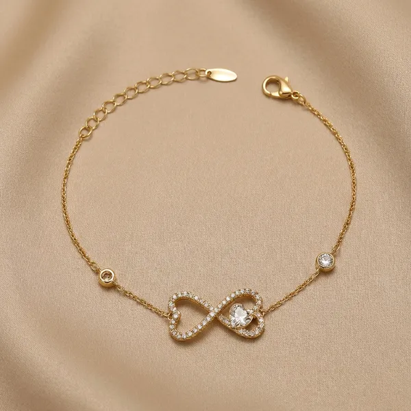 Gold_And_Silver_Infinity_Heart_Anti_Tarnish_Bracelet_For_Women