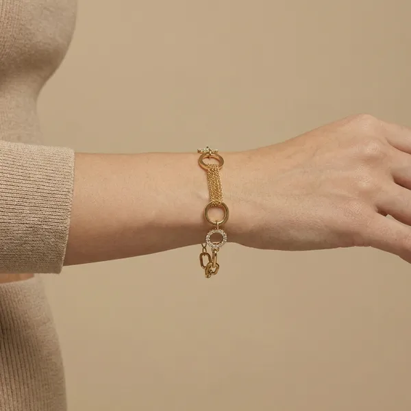 Gold_And_Silver_Draped_Chain_Circle_Anti_Tarnish_Bracelet_For_Women