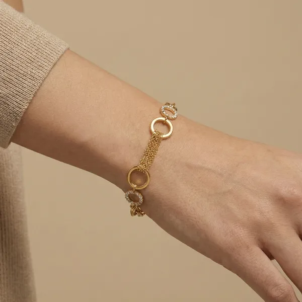 Gold_And_Silver_Draped_Chain_Circle_Anti_Tarnish_Bracelet_For_Women