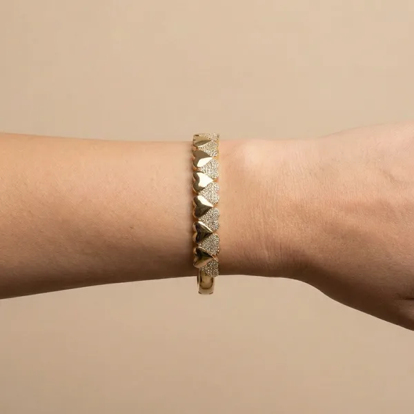 Gold_Heart_Anti_Tarnish_Ring_Bracelet_For_Women