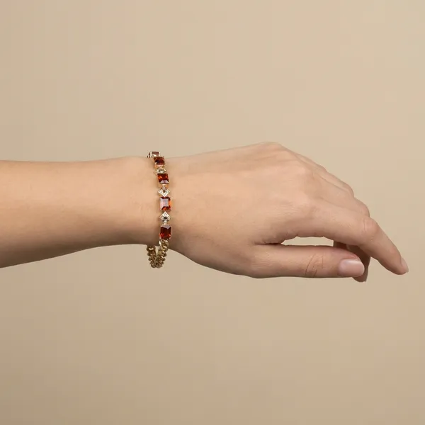 Red_Amber_Glow_Anti_Tarnish_Bracelet_For_Women