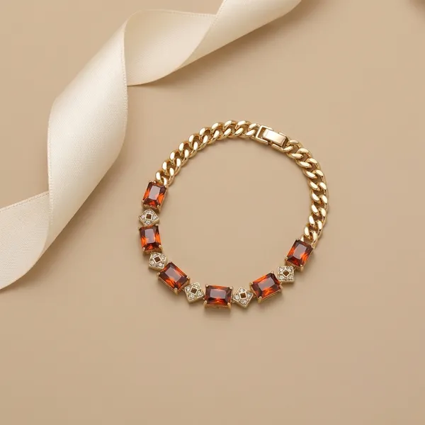 Red_Amber_Glow_Anti_Tarnish_Bracelet_For_Women
