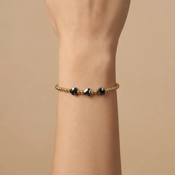 Black_Hematite_Heart_Anti_Tarnish_Bracelet_For_Women