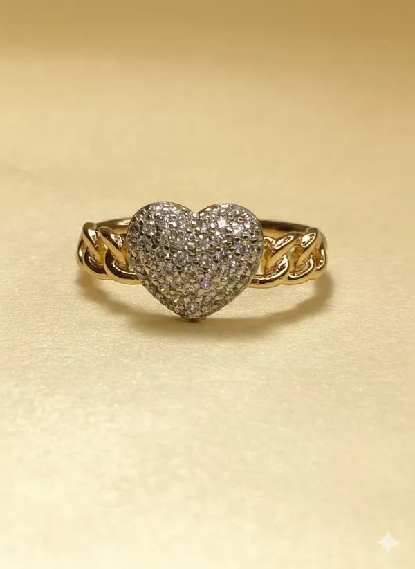 Gold_Pave_Heart_Chain_Anti_Tarnish_Finger_Ring_For_Women