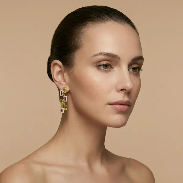 Yellow_Gold_Gem_Geometric_Drop_Ears_Anti_Tarnish_Earring_For_Women
