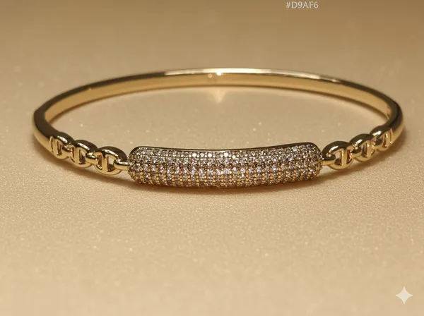 Gold_Diamond_Sparkle_Luxury_Anti_Tarnish_Ring_Bracelet_For_Women