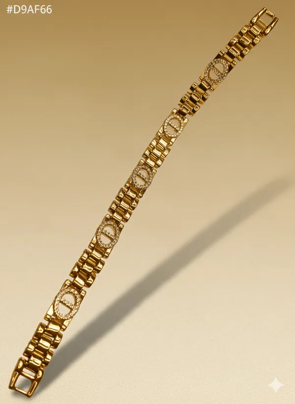 Gold_And_Silver_Embellished_Disc_Anti_Tarnish_Bracelet_For_Women