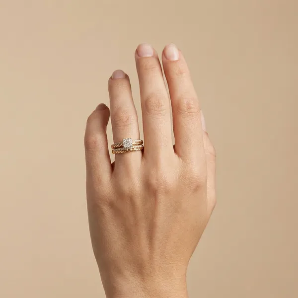 Gold_Crystal_Twisted_Set_Anti_Tarnish_Finger_Ring_For_Women(Set_Of_2)