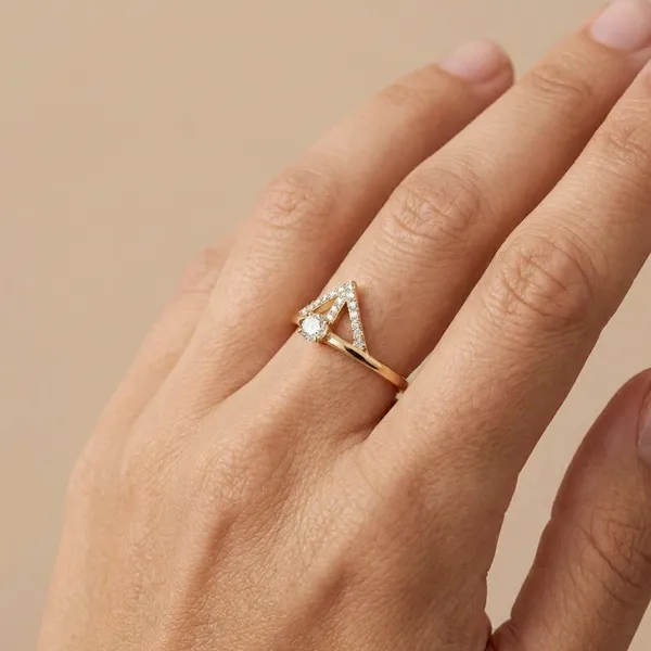 Gold_Geometric_Solitaire_Accent_Anti_Tarnish_Finger_Ring_For_Women