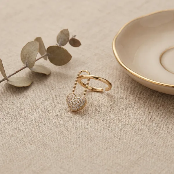 Gold_Heart_Lock_Open_Anti_Tarnish_Finger_Ring_For_Women