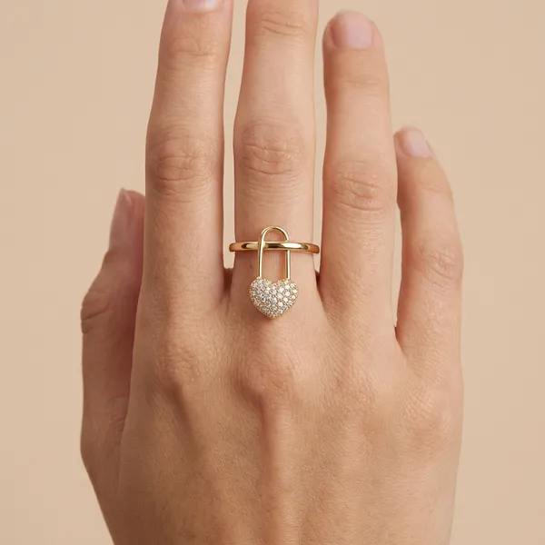 Gold_Heart_Lock_Open_Anti_Tarnish_Finger_Ring_For_Women