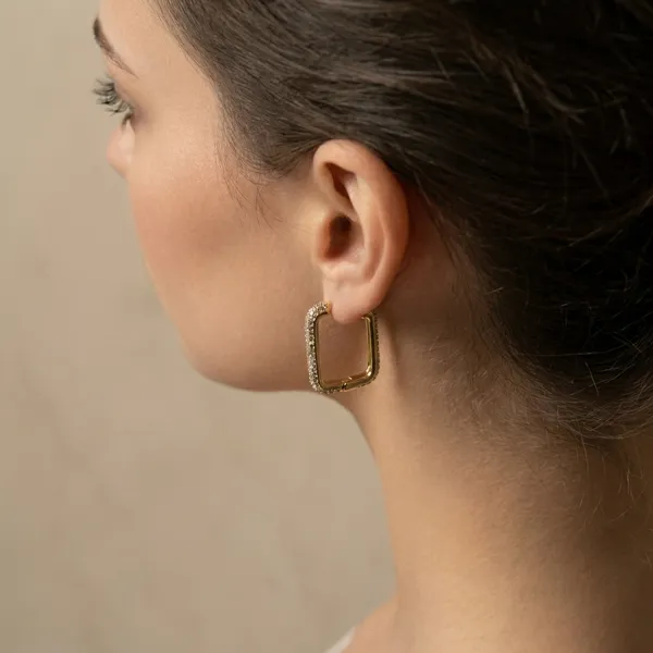 Gold_Rectangular_Pave_Hoop_Ears_Anti_Tarnish_Earring_For_Women
