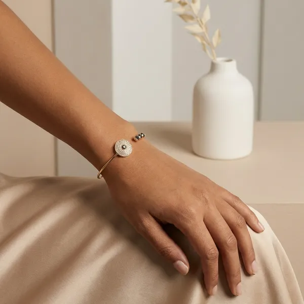 Grey_Crystal_Halo_Elegance_Anti_Tarnish_Ring_Bracelet_For_Women