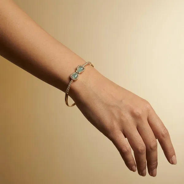 Gold_Green_Elegant_Stone_Anti_Tarnish_Ring_Bracelet_For_Women