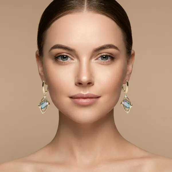 Iridescent_Gold_Gem_Drop_Ears_With_Pearl_Accents_Anti_Tarnish_Earring_For_Women