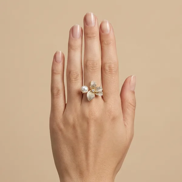 White_Floral_Pearl_Anti_Tarnish_Finger_Ring_For_Women