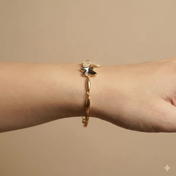 Black_Crystal_Butterfly_Chain_Anti_Tarnish_Bracelet_For_Women