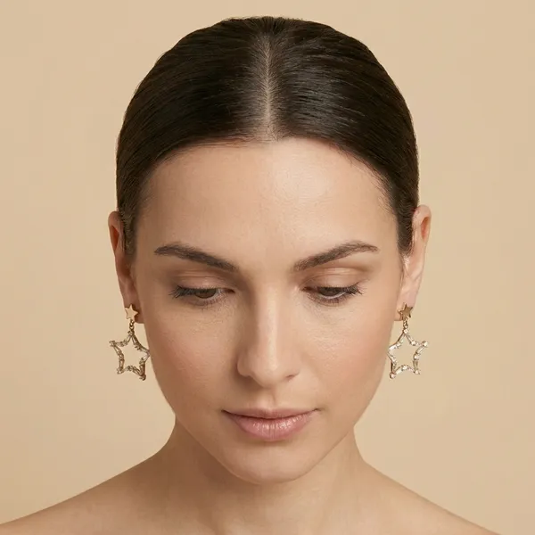 Gold_Crystal_Star_Drop_Ears_Anti_Tarnish_Earring_For_Women