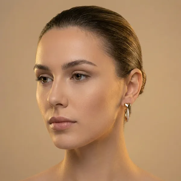 Gold_Heart_Crystal_Studded_Hoop_Ears_Anti_Tarnish_Earring_For_Women