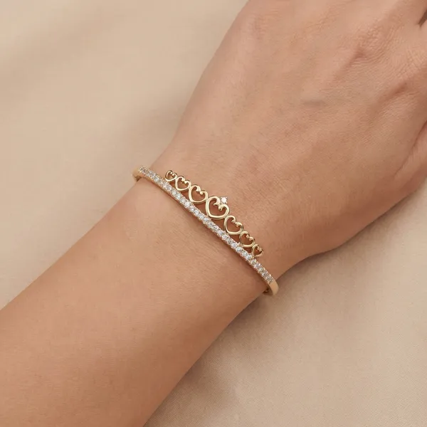 Gold_Heart_Crown_Anti_Tarnish_Ring_Bracelet_For_Women