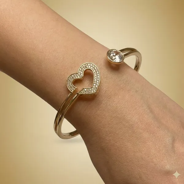 Clear_Open_Heart_Crystal_Gold_Anti_Tarnish_Ring_Bracelet_For_Women