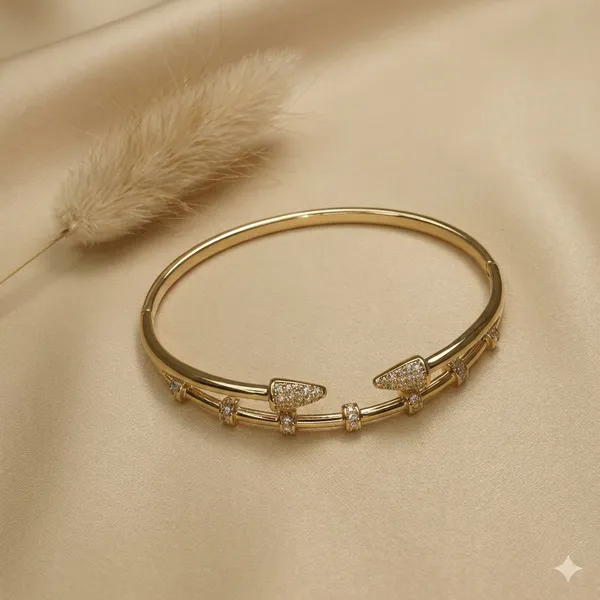 Gold_Dualtip_Stone_Studded_Anti_Tarnish_Ring_Bracelet_For_Women
