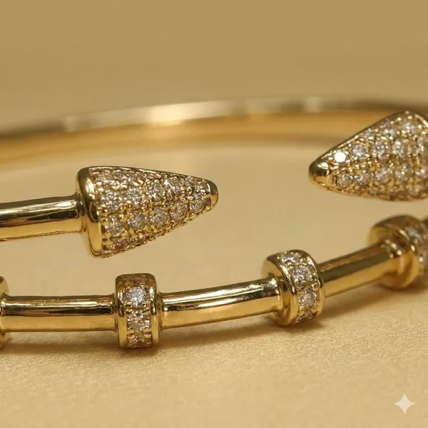Gold_Dualtip_Stone_Studded_Anti_Tarnish_Ring_Bracelet_For_Women