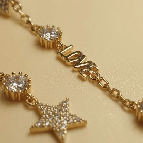 Gold_Star_And_Love_Dangling_Ears_Anti_Tarnish_Earring_For_Women