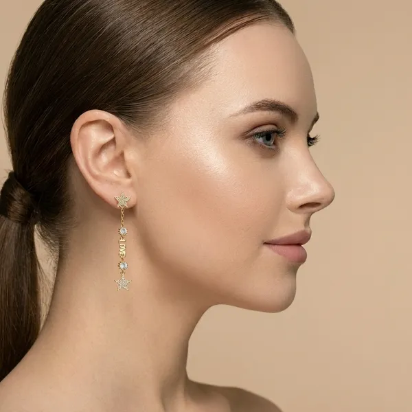 Gold_Star_And_Love_Dangling_Ears_Anti_Tarnish_Earring_For_Women