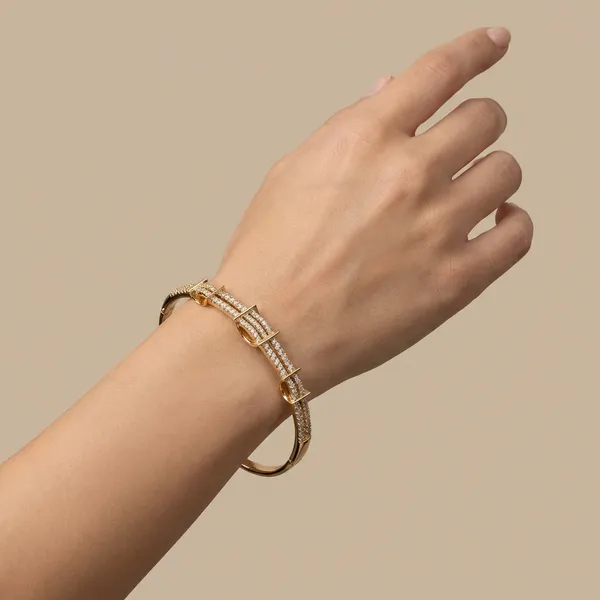 Gold_Dual_Row_Stone_Anti_Tarnish_Ring_Bracelet_For_Women