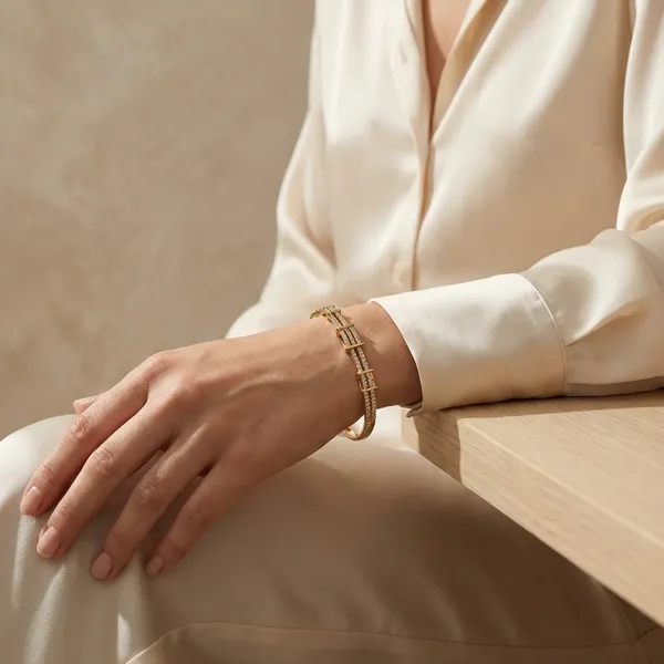 Gold_Dual_Row_Stone_Anti_Tarnish_Ring_Bracelet_For_Women
