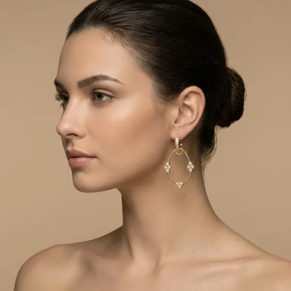 Gold_Teardrop_Floral_Hoop_Ears_Anti_Tarnish_Earring_For_Women