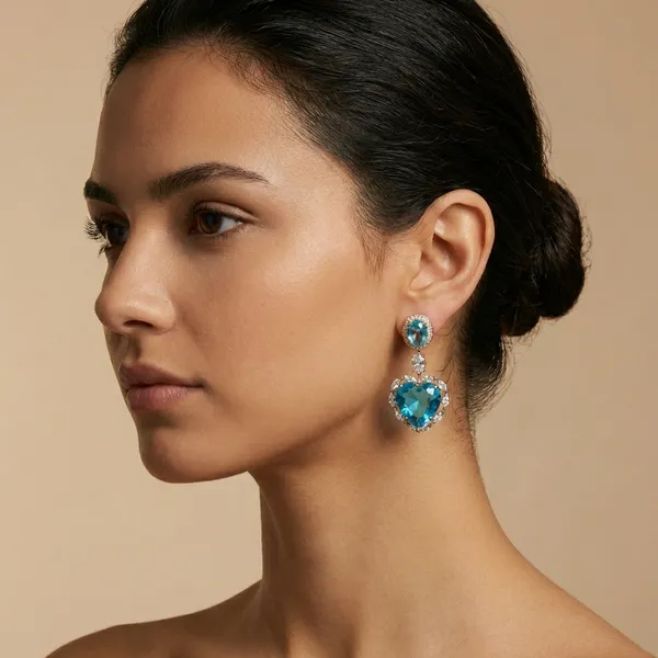 Blue_Heart_Drop_Ears_Anti_Tarnish_Earring_For_Women