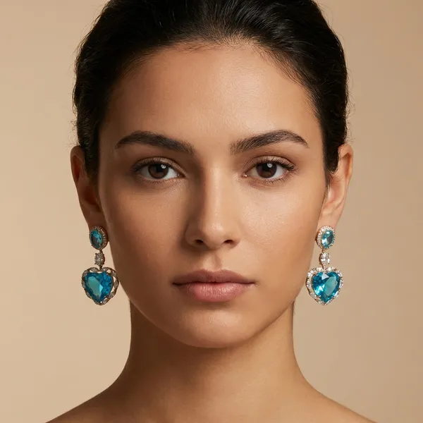 Blue_Heart_Drop_Ears_Anti_Tarnish_Earring_For_Women