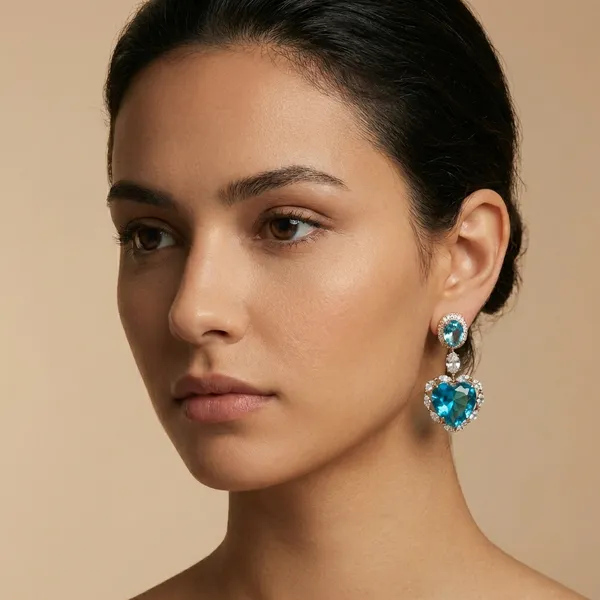 Blue_Heart_Drop_Ears_Anti_Tarnish_Earring_For_Women
