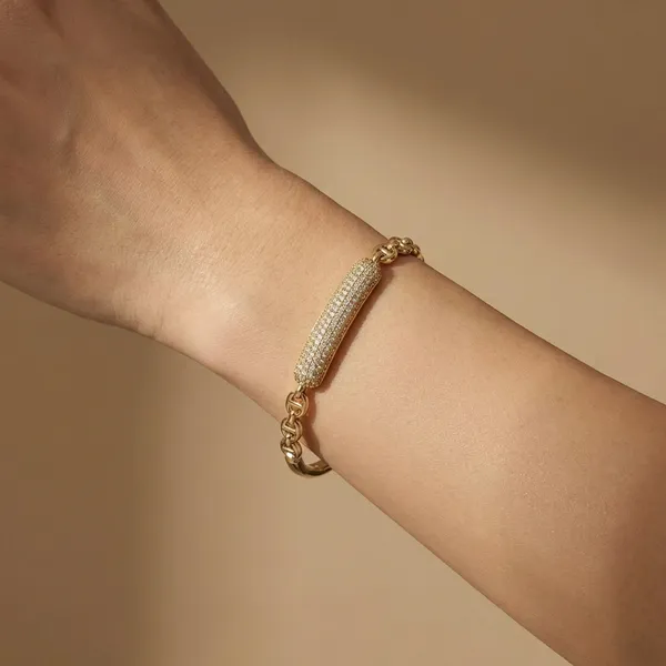 Gold_Diamond_Sparkle_Luxury_Anti_Tarnish_Ring_Bracelet_For_Women